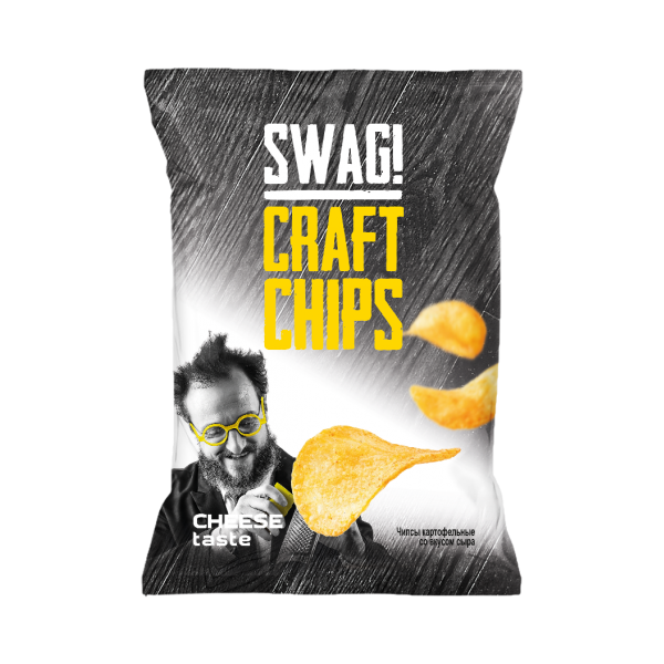 Чипсы SWAG Craft Chips картофельные со вкусом сыра
