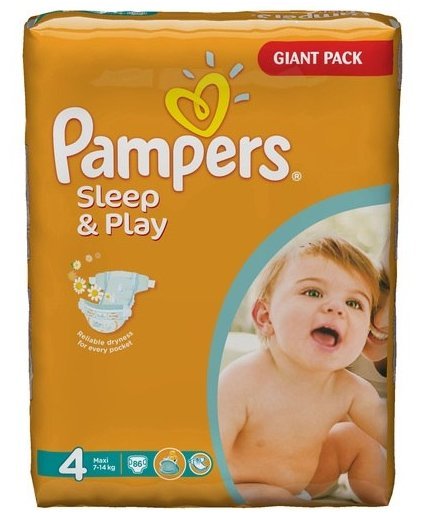 Pampers подгузники Sleep&Play 4 (7-14 кг) 86 шт.