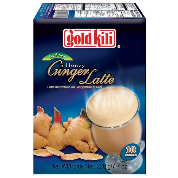 Чайный напиток Gold kili Honey ginger latte имбирный латте с медом растворимый в пакетиках