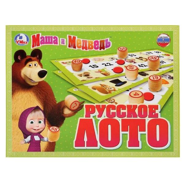 Настольная игра Умка Маша и медведь. Русское лото