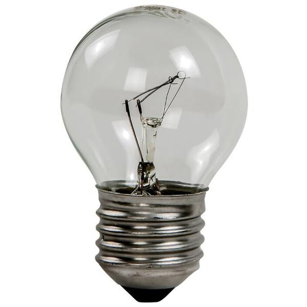 Лампа накаливания ASD ШАР, E27, G45, 40Вт