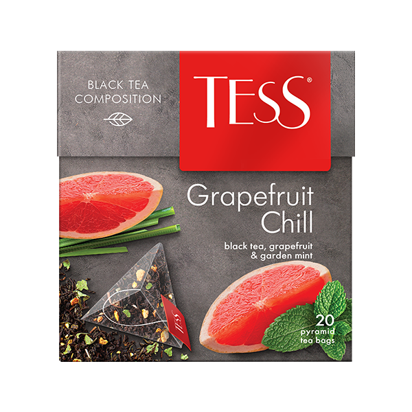 Чай черный Tess Grapefrut Chill