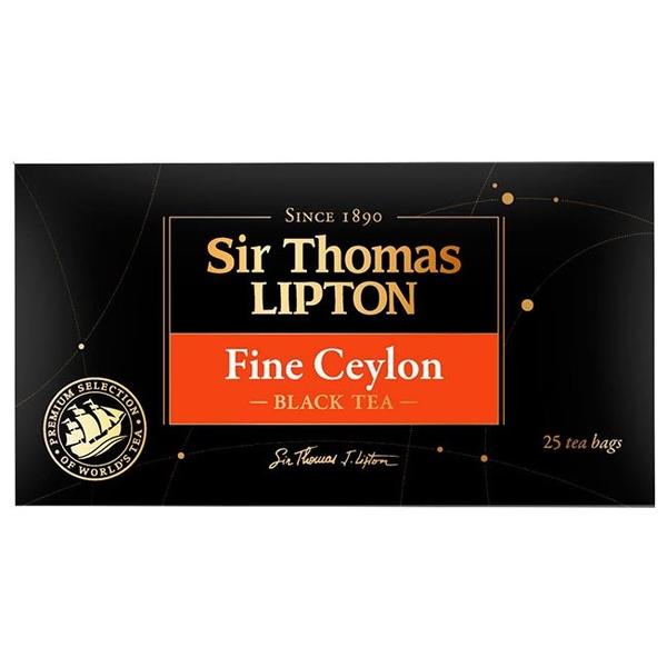 Чай черный Sir Thomas Lipton Fine Ceylon в пакетиках