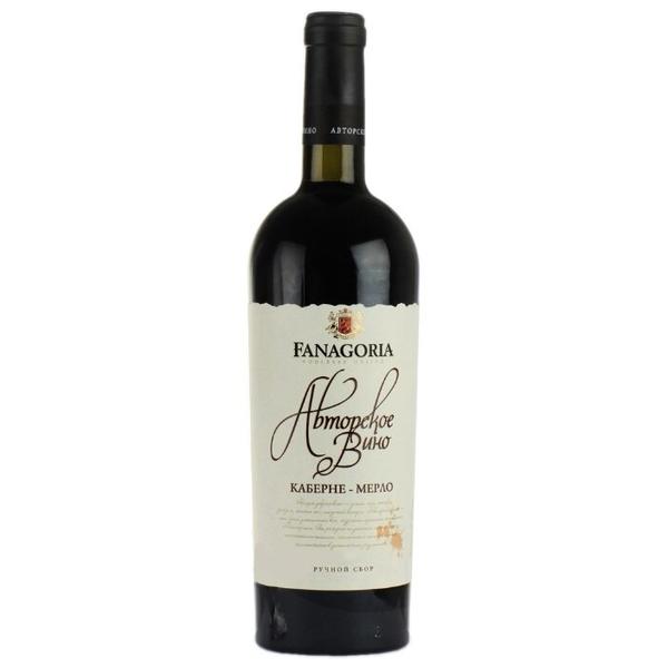 Вино Fanagoria Авторское Каберне-Мерло красное сухое, 0.75 л