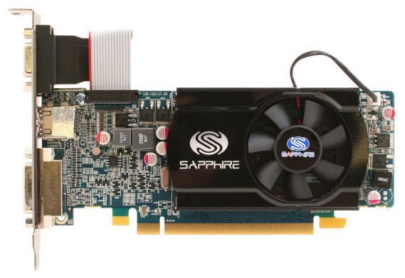 Sapphire Radeon HD 5570 650Mhz PCI-E 2.1 1024Mb 1800Mhz 128 bit DVI HDMI HDCP