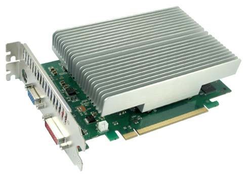 Palit GeForce 8500 GT 450Mhz PCI-E 256Mb 800Mhz 128 bit DVI TV HDCP YPrPb Silent