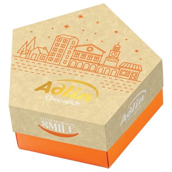 Конфеты Adlin из пашмалы "Star Box" с миндалем в шоколадной глазури