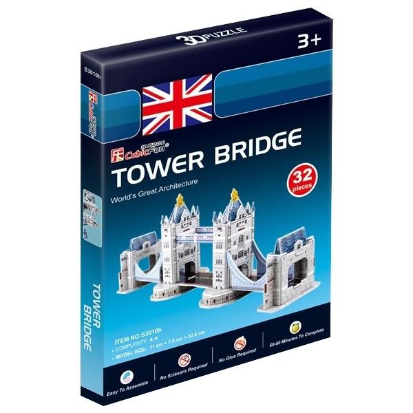 3D-пазл CubicFun Тауэрский мост (S3010), 32 дет.
