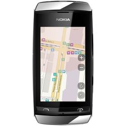Nokia Asha 306 (серебристо-белый)