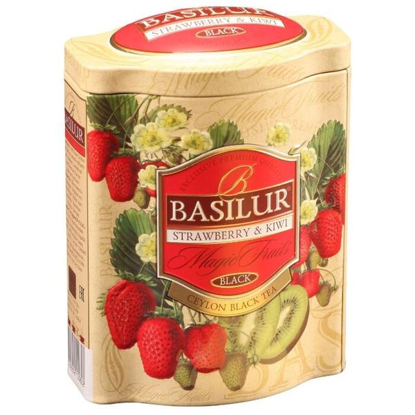 Чай черный Basilur Magic fruits Strawberry&Kiwi подарочный набор