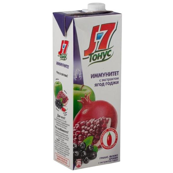 Нектар J7 Иммунитет Тонус Яблоко-гранат-арония с экстрактом ягод годжи