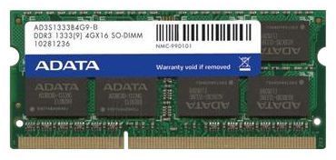 ADATA DDR3 1333 SO-DIMM 4Gb