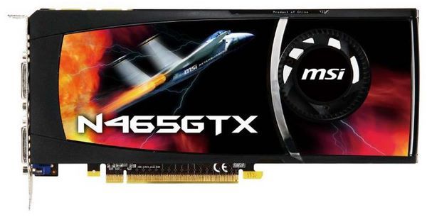 MSI GeForce GTX 465 607Mhz PCI-E 2.0 1024Mb 3206Mhz 256 bit 2xDVI Mini-HDMI HDCP