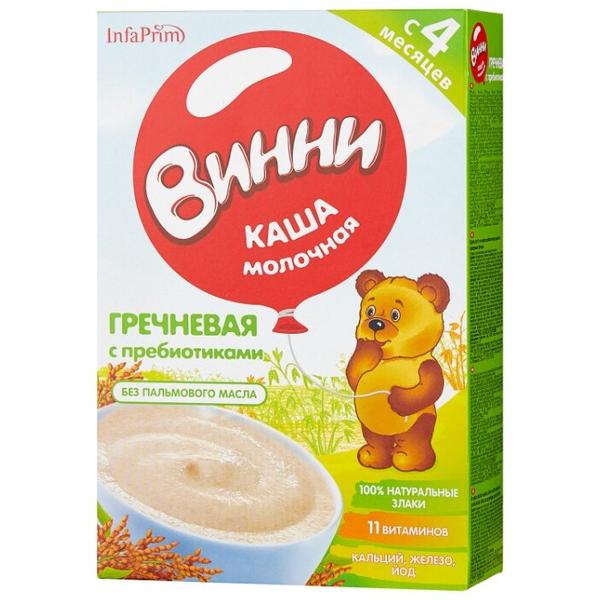 Каша Винни молочная гречневая с пребиотиками (с 4 месяцев) 200 г