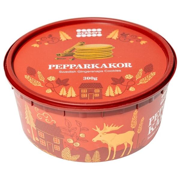 Печенье Nyakers Pepparkakor имбирное, 300 г