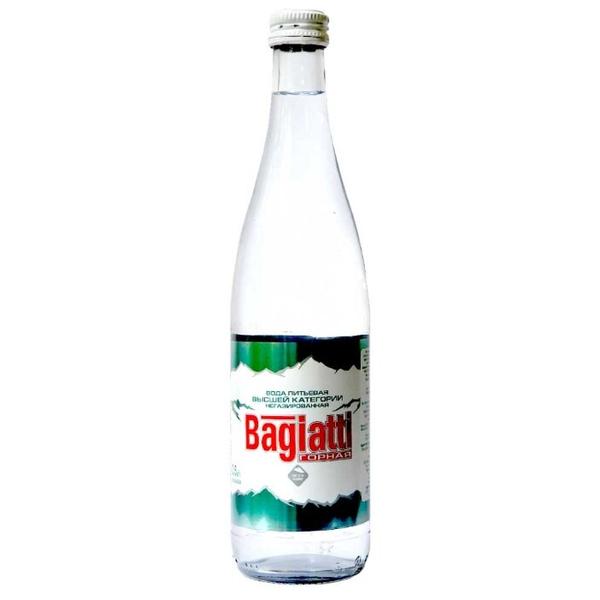 Вода питьевая Багиатти негазированная, стекло