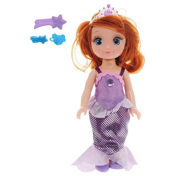 Интерактивная кукла Карапуз Принцесса София русалка 15 см SOFIA008