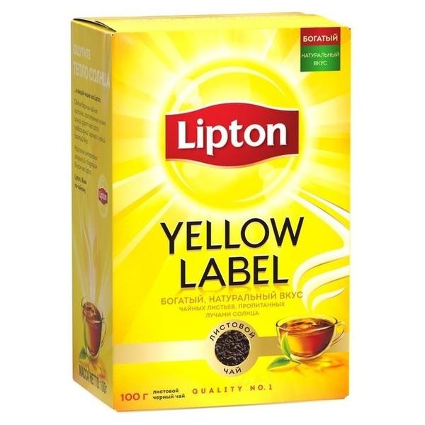 Чай черный Lipton Yellow Label