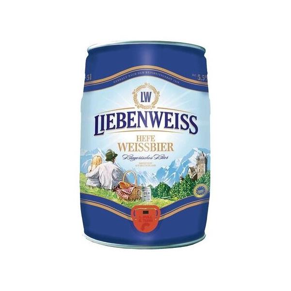 Пиво светлое Liebenweiss Hefe-Weissbier 5 л