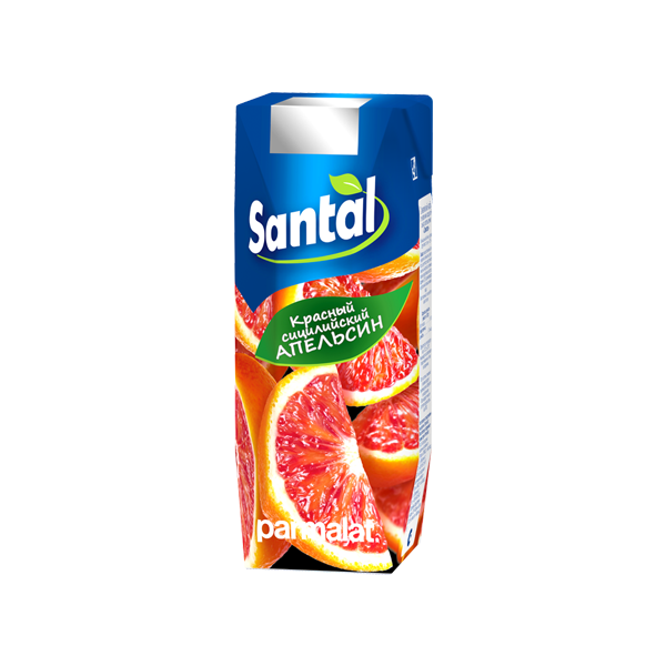 Напиток сокосодержащий Santal Красный сицилийский апельсин