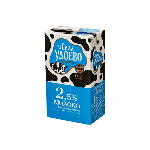 Молоко Из села Удоево ультрапастеризованное 2.5%, 1 л