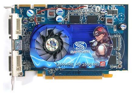 Sapphire Radeon HD 2600 Pro 600Mhz PCI-E 512Mb 1600Mhz 128 bit 2xDVI TV HDCP YPrPb