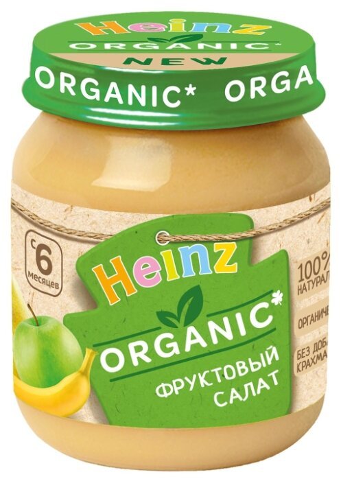 Heinz Фруктовый салат Organic (с 6 месяцев) 120 г, 1 шт.