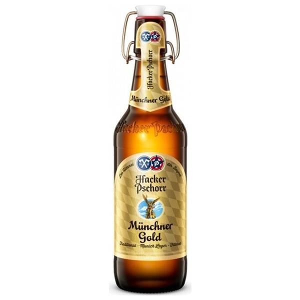 Пиво Hacker-Pschorr Munchener Gold, 0.5 л