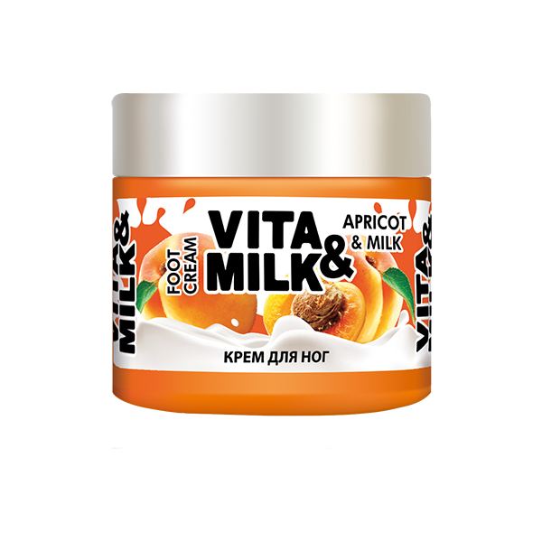 Vita & Milk Крем для ног Абрикос и молоко