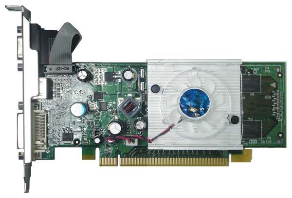 Foxconn GeForce 8400 GS 450Mhz PCI-E 256Mb 800Mhz 64 bit DVI TV YPrPb