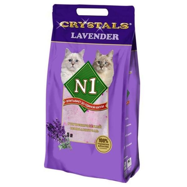 Впитывающий наполнитель N1 Crystals Lavender 5 л