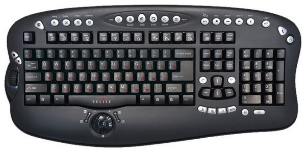 Oklick 770 L Win7 Multimedia Keyboard Black USB