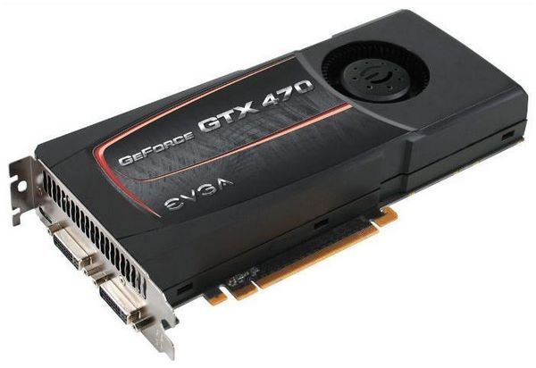 EVGA GeForce GTX 470 607Mhz PCI-E 2.0 1280Mb 3348Mhz 320 bit 2xDVI Mini-HDMI HDCP