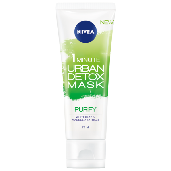 Nivea маска Urban Detox детокс и очищение пор за 1 минуту с белой глиной и экстрактом магнолии