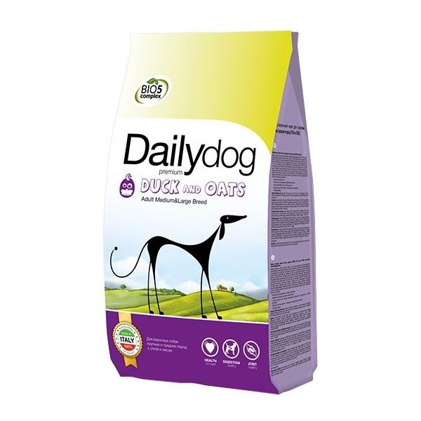 Корм для собак Dailydog Adult Medium and Large Breed Duck and Oats
