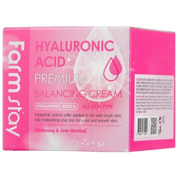 Farmstay Hyaluronic Acid Premium Balancing Cream балансирующий крем для лица с гиалуроновой кислотой