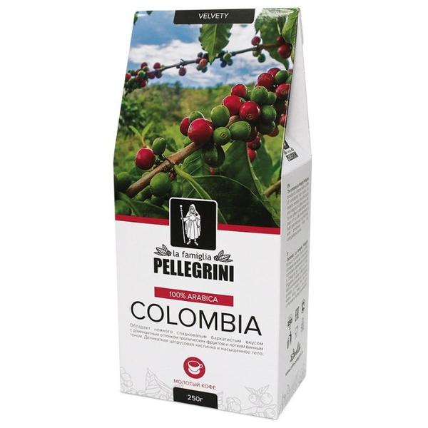 Кофе молотый la famiglia Pellegrini COLOMBIA