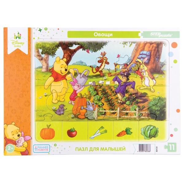 Рамка-вкладыш Step puzzle Disney Baby Овощи (80438), 11 дет.