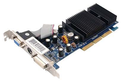 XFX GeForce 6200 300Mhz AGP 256Mb 550Mhz 64 bit DVI TV