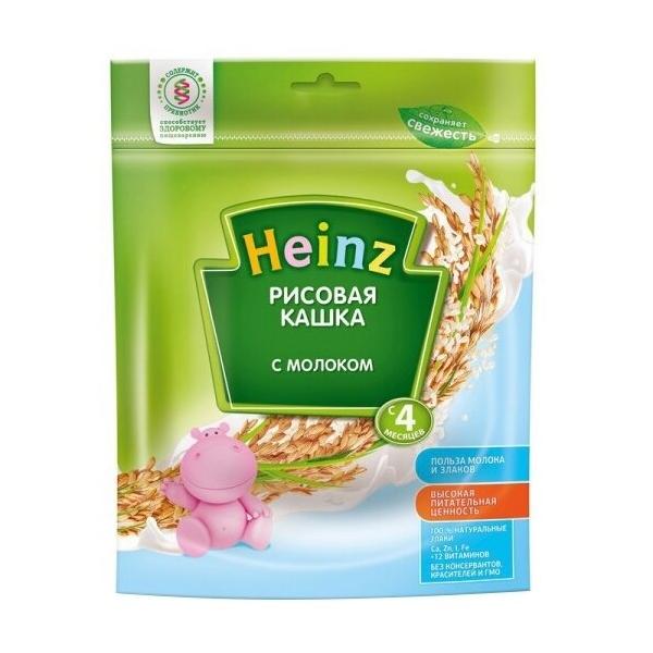 Каша Heinz молочная рисовая (с 4 месяцев) 250 г