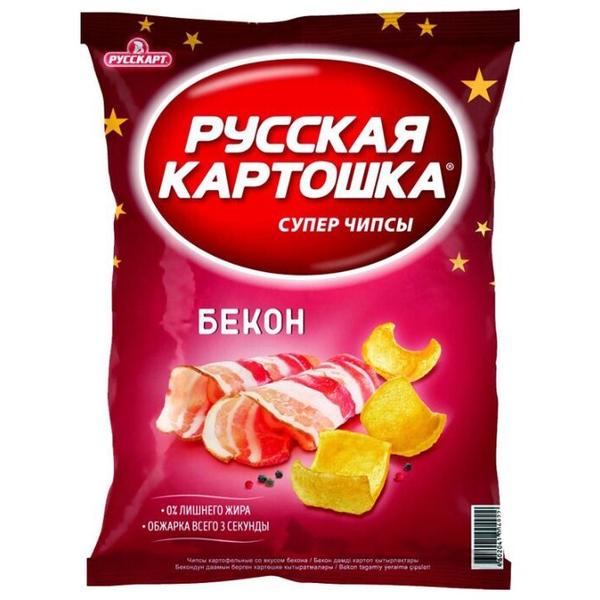 Чипсы Русская картошка картофельные Бекон