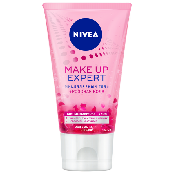 Nivea мицеллярный гель + розовая вода Make-Up-Expert