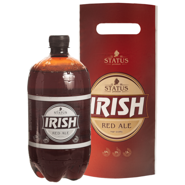 Пиво темное Status Irish Red Ale 1 л
