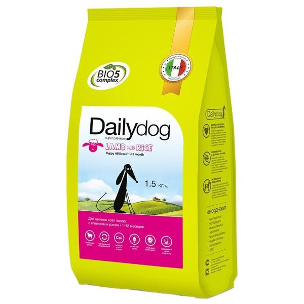 Корм для щенков Dailydog ягненок с рисом