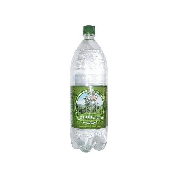 Вода минеральная Собовская негазированная, пластик