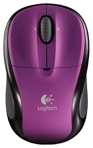 Logitech M305 Plum-Purple cordless optical Black-Blue USB