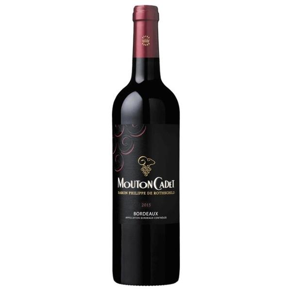 Вино Mouton Cadet Bordeaux AOC Rouge, 2015, 0.75 л
