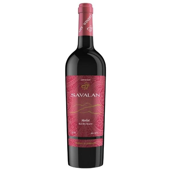 Вино Savalan Merlot Reserve Dry 0.75 л