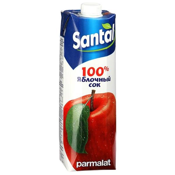 Сок Santal Яблоко, с крышкой, без сахара