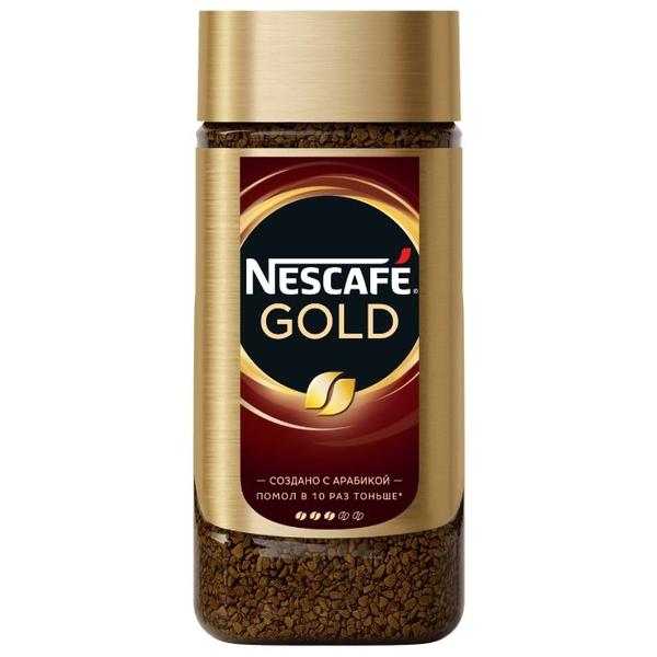 Кофе растворимый Nescafe Gold, стеклянная банка